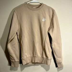 Nike crewneck- cream- men’s xs